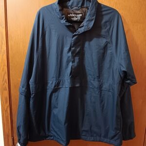 DRYJOYS FootJoy Golf Windbreaker Pullover Jacket Men's L‎ Lightweight Blue